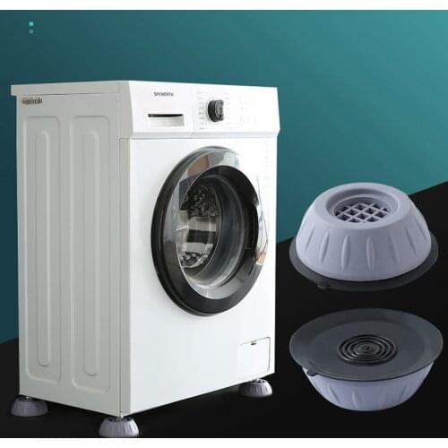 4Pc/lot Anti-slip Universal Feet Pads Washing Machine Rubber Mat Anti-Vibration Pad Dryer Refrigerator Base Fixed Non-Slip Pads