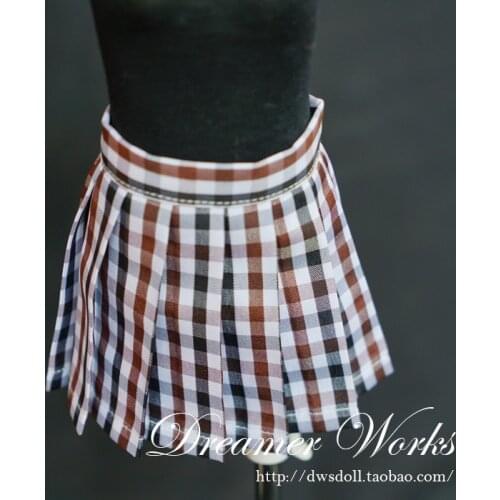 1/6 1/4 1/3 scale BJD clothing accessories Plaid skirt for BJD/SD doll,Not included doll,shoes,wig,and other accessories 1236