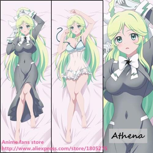 Anime Luck & Logic Athena Cute Japanese Pillowcase Pillow Case Cover decorative Hugging Body Bedding