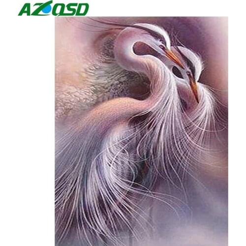 AZQSD DIY Diamond Painting Swan Picture Of Rhinestones Handmade Gift Diamond Embroidery Animals Mosaic Home Decoration