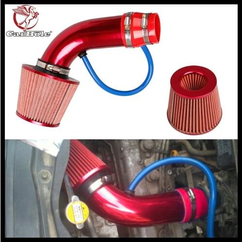 CARNOLE 100% New Car Cold Air Intake Filter Induction Kit Pipe Power Flow Hose System Accessories