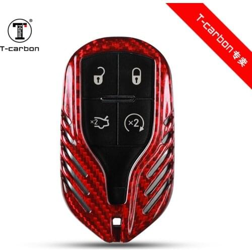 For Maserati Levante Quattroporte Ghibli Carbon Fiber Key Case Cover