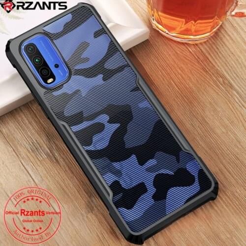 Rzants For Xiaomi Redmi 9T Redmi 7A 8 9 9A 9C Case Hard [Camouflage Beetle] Shockproof Slim Shockproof Silicone Back Cover