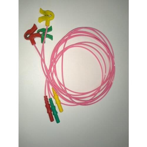 Din 1.5 connector 3 lead clip IEC Baby clip for newborn baby