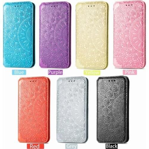 For Infinix Hot 10 Note 10 Smart 5 Hot 10 lite X657 Hot 10 Play Flower Pattern PU Leather Flip Wallet Card Phone Cover Case