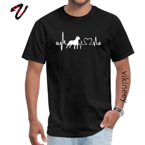 American Staffordshire Terrier Heartbeat Great Cheap Adult Top T-shirts Short The Weeknd All Scout Tops Tees Clothing Shirt