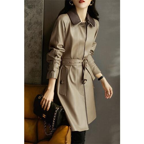 GLOSVDE Women's Leather Jackets