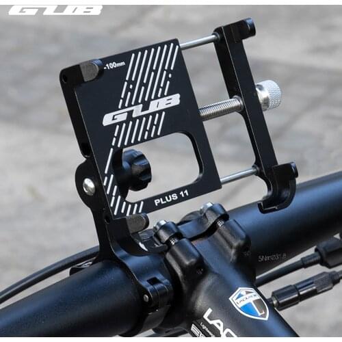 GUB PLUS 11 Bicycle Aluminum Alloy Mobile Phone Bracket Electric Vehicle Phone Mount For Motor Bike Scooter Cycling Accessories