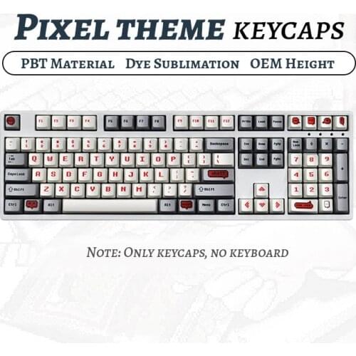 Customized 104 Keys Full Set Keycaps OEM Profile PBT Material for Gateron Kailh Cherry MX Switch Mechanical Keyboards Gaming