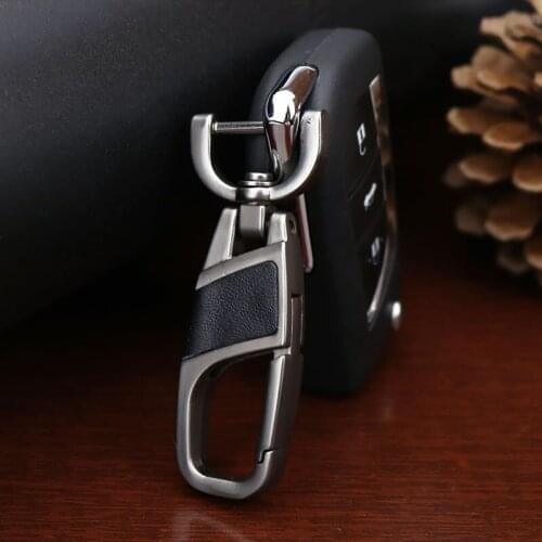 Metal Car Key Ring Chain Holder Leather Motorcycyle Keyring Keychain For BMW E90 X6 E71 3 5 7 Series E39 Car Gadget Accessories