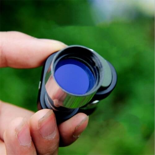 Mini 8X20mm Silver Monocular Scope for Camping Travelling Hiking Optical Monocular Telescope Green Coated Outdoor Monocular
