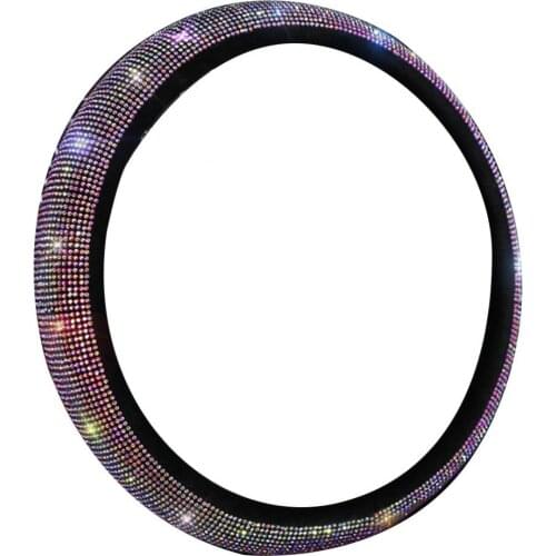 Rhinestones Car Steering Wheel Gear Shift Cover Pad Auto Interior Accessories автомобильные товары steering wheel cover