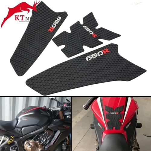 Motorcycle High Quality Tank Pad Sticker For Honda CB650R CB 650R 2018-2020 Oil tank Protector Anti slip Tank Grips Stickers