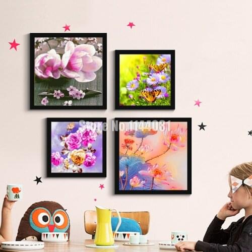 Orchid Butterfly Flowers Needlework 5D Diamond Embroidery Full Diamond Mosaic Home Decor Diy Diamond Painting Cross Stitch