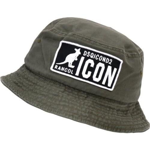 Fisherman Hat Bucket Cotton Men Women Caps Sunscreen Panama Outdoor Fisherman Hip Hop Caps ICON
