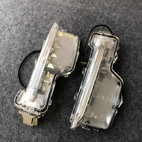 Pair Left / Right Front Bumer Fog Light Lamp Clear LED 31434567 31434568 For Volvo S60 2014 2015 2016 2017 2018