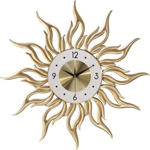 Luxury Metal Wall Clock Creative Nordic Silent Digital Wall Clock Living Room Reloj De Pared Moderno Home Decoration OO50WC
