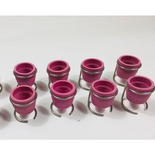 10PCS Ceramic shield cups and 10PCS Guide Ring/Air Plasma Cutter AG60 Cutting Torch Consumable/Weiding Tools/Accessories