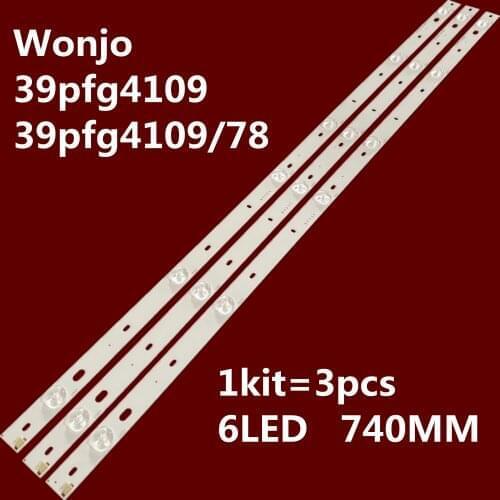 15pcs LED Backlight strip 6lamp for Led P hilips 39pfg4109 39pfg4109/78