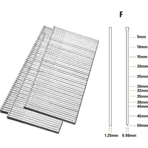 5000pcs F35 F40 F45 F50 Straight Nail Gun nails for Electric Nail Gun Stapler Nailer Air nail tools