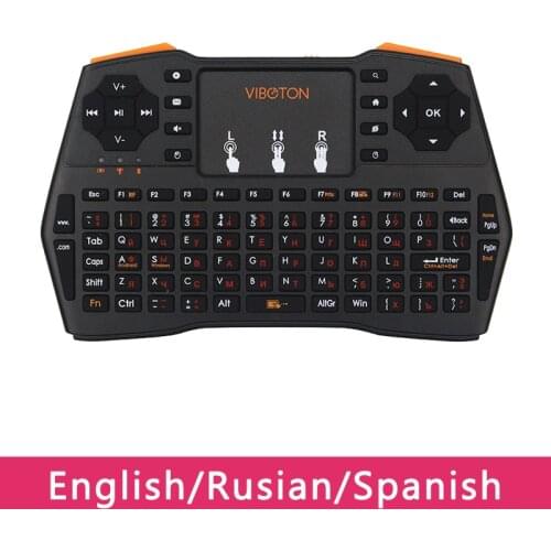 2.4G Wireless Mini Keyabord Touch Pad Keyboard for Mini PC Laptop Android TV Box for Orange Pi for Raspberry Pi 3 Model B