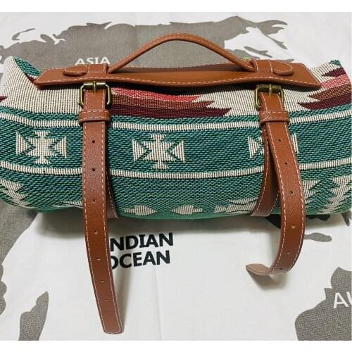 Double-shoulder belt thread blankets leather belt accessories matching binding belts