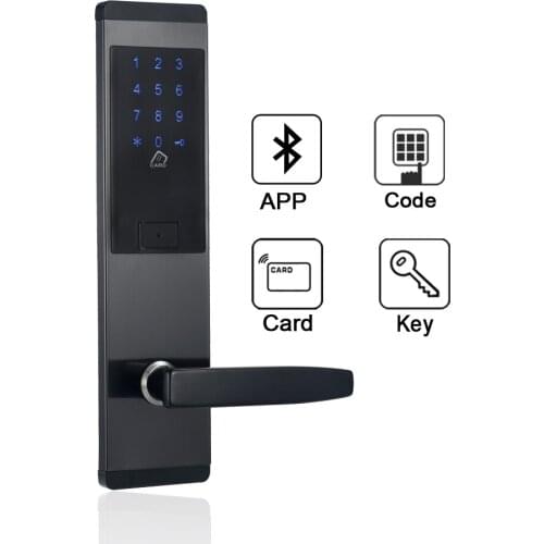 Electronic Door Lock, APP WIFI Smart Touch Screen Lock,Security Digital Bluetooth Code Keypad Door Lock For Home Hotel Apartment