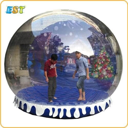 4M Giant Inflatable Snow Globe custom snow globe, inflatable human size snow globe