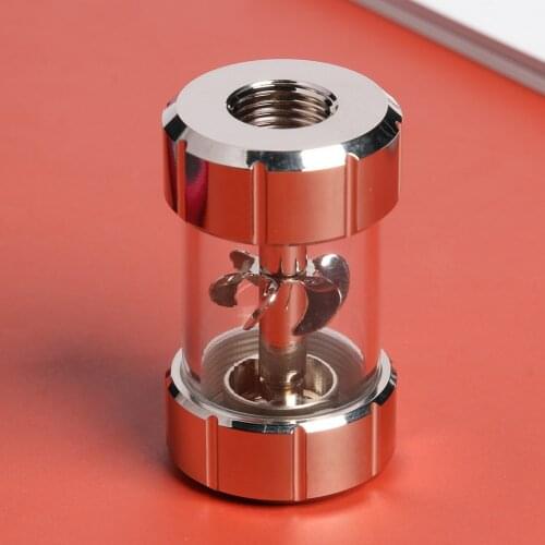 Computer Water Cooling Flow Meter Metal PC Cooler Radiator System Accessories for Household Computer Safety Parts