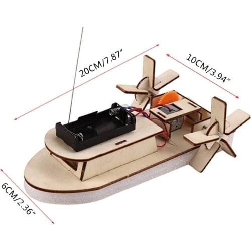 83XC Model Vehicle Remote Control Wooden Boat Wireless Creative Toys Party Favors for Kids Gift