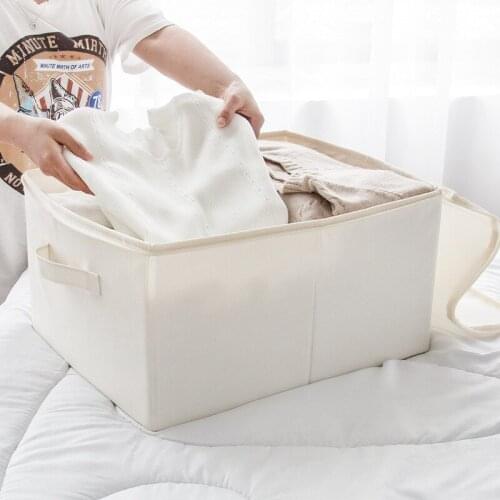 Large Capacity Clothes Organizer Oxford Underwear Closet Wardrobe Organizer Clothes Storage Box With Handle Under Bed Organizer