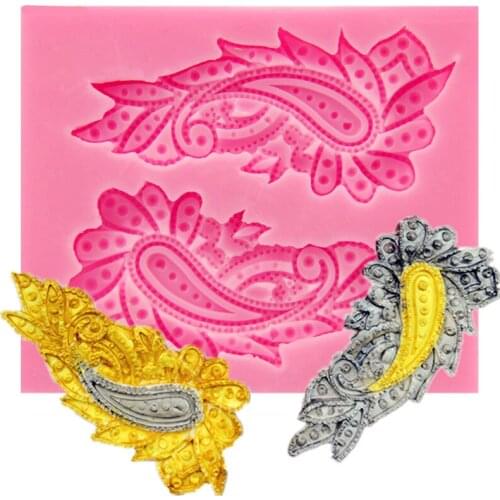 Peacock Feather Cake Mold DIY Silicone Fondant Baking Tool Chocolate Silicone Molds Baking Cake Molds