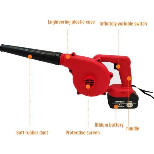 20V Garden Cordless Blower Vacuum Clean Air Blower for Dust Blowing Dust Computer Collector Hand Operat Power Tool