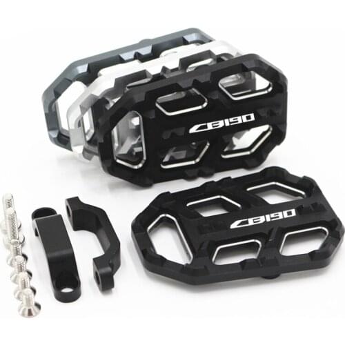 CB190R CB190X 190SS Footrest Footpeg Enlarged Pedal for Honda CB190R CB190X CB190SS CBF190TR Foot Peg Foot Rest Extension Pedal