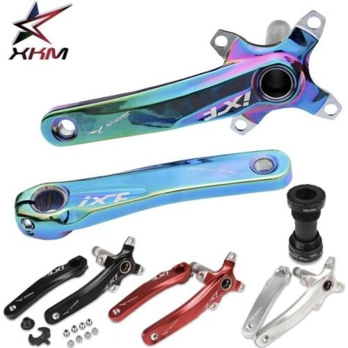 Bicycle Crank Mountain Bike Crankset Lightweight Hollow Modified Single Disc Sprocket BB Aluminum Alloy Bicycle Accessories