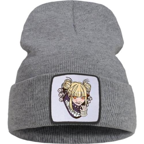 Japan Anime My Hero Academia Fashion Hat Wool Soft Skullies Cap Unisex Wool Cotton Ski Knitted Hats Fashion Casual Beanie Caps