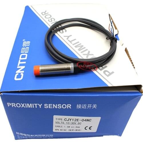 1PCS NEW CNTD CJY12E-04NC CJY12E04NC DC10-30V PROXIMITY SENSOR BRAND