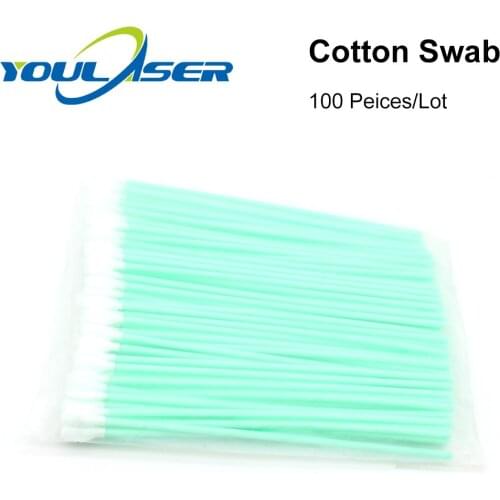 100pcs/Lot Size 100mm 160mm 121mm Nonwoven Cotton Swab Dust-proof For Clean Focus Lens And Protective Windows