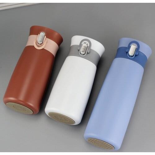 380ML Thermos Bottle Termos Travel Mugs Thermos Café Cup Garrafa Termica Tumbler Mugs Coffee Cups Water Bottles Stainless Steel