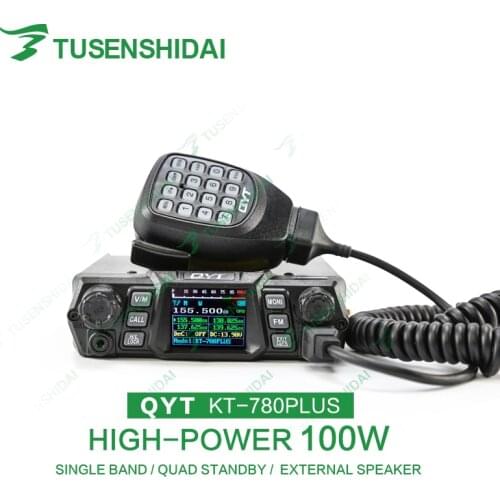 Brand New Max 100W Mono Band 136-174Mhz VHF Car Taxi Vehicle Walkie Talkie Transceiver KT-780 Plus
