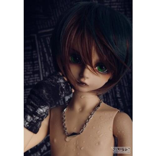 Free shipping!makeup&eyes included!top quality 1/4 bjd doll LUTS Kid Delf Boy tan BORY Brown Brinquedos Hobbies toys kids