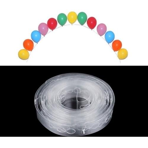 10m Balloon Chain Tape Arch Connect Strip For Wedding Birthday Party Decor