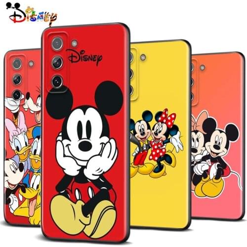 Little Mickey Disney for Samsung S20 FE Ultra Plus A91 A81 A71 A51 A41 A31 A21S A72 A52 A42 A02S Soft Black Phone Case