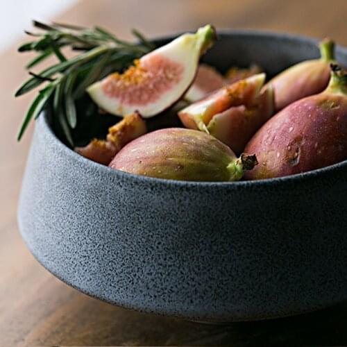 Porcelain Bowls New Arrive Design High Foot Noodle Bowls Storage Jar large size