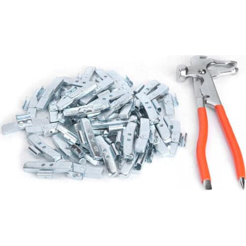 Araba aksesuar araba kar zinciri 40g/1.4oz Clip-On Wheel Blocks Aluminum Alloy P-Style Tire Weight Balancing