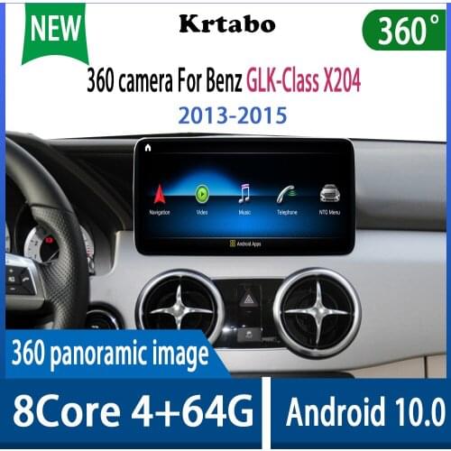 Krtabo Android 10 Car radio Player Navigation multimedia player 360 camera for Benz GLK-Class X204 2013 2014 2015
