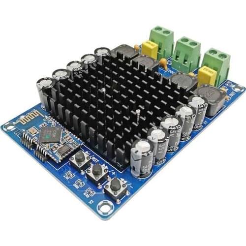 KYYSLB XH-A102 100W*2 DC12-24V TDA7498 CSR8635 4.1 Bluetooth Amplifier Board High Power Digital Power Amplifier Board