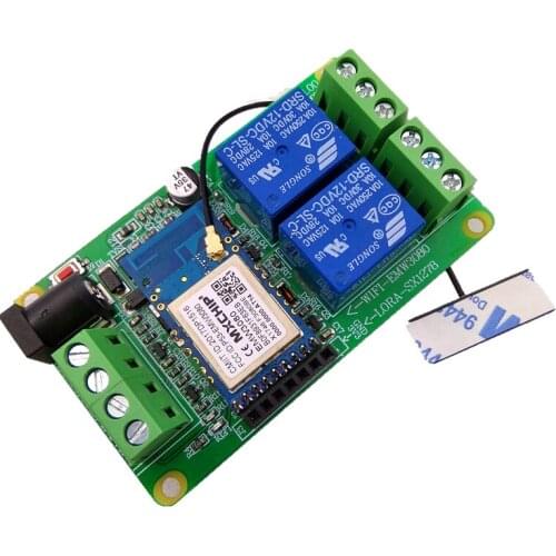 Modbus RTU 2-way WIFI Relay LORA Wireless Relay 12V 24V With WIFI Module