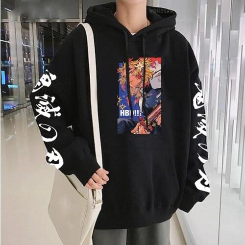Demon Slayer Rengoku Kyoujurou Harajuku Anime Men Hoodies Japan Funny Cartoon Clothing Unisex Oversize Winter Sweatshirts Male