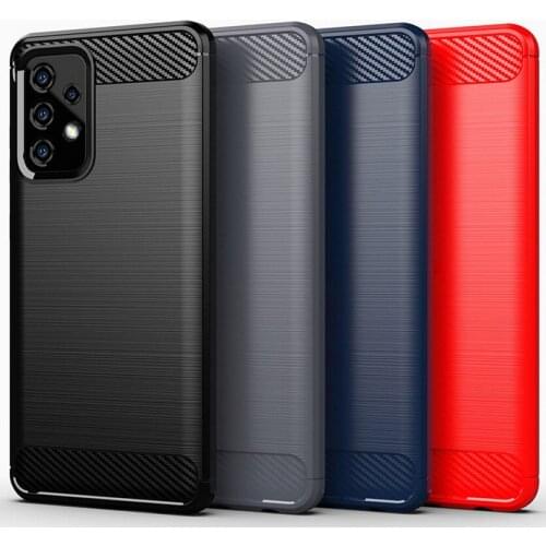 Soft case For Samsung A52 A72 A32 4G A42 A12 F62 M62 case Ultra Thin Silicone Carbon cover for Galaxy A02S M02 M51 M31S